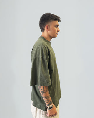 T-shirt verde oliva