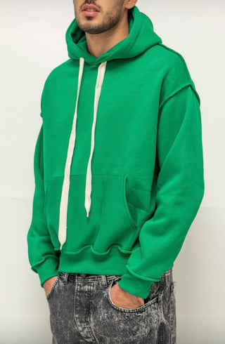 Felpa cuciture esterne - verde