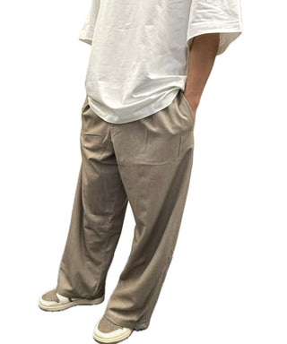 Pantalone elegante baggy - Beige