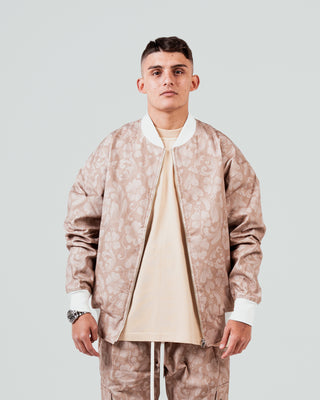 Bomber College Fiore - Beige