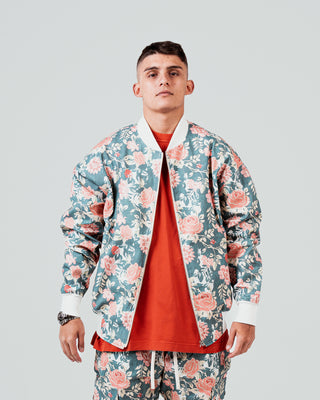 Bomber College Fiore - Verde