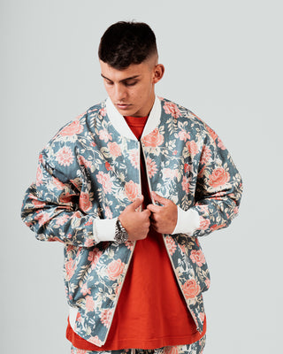 Bomber College Fiore - Verde