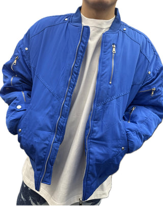 Bomber invernale antivento - Blu