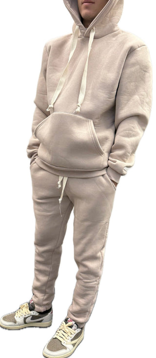 Tuta cuciture interne - Beige