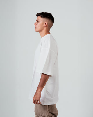 T-Shirt Cucitura Spall - Bianco