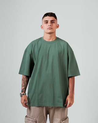 T-Shirt Cucitura Spall - Verdone