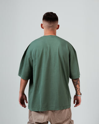 T-Shirt Cucitura Spall - Verdone