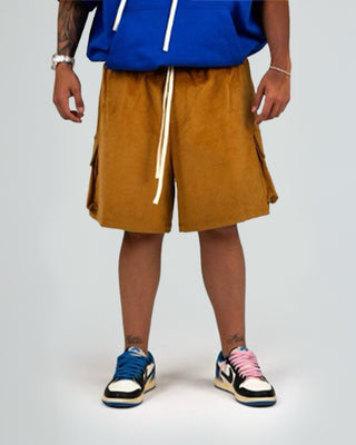 Short Cargo Velluto - Ocra