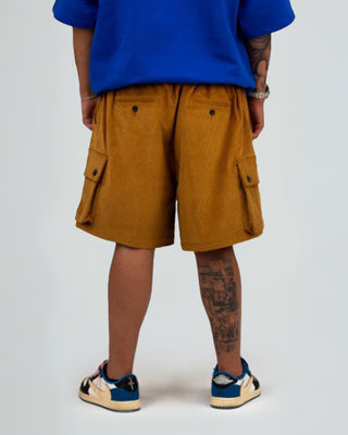 Short Cargo Velluto - Ocra