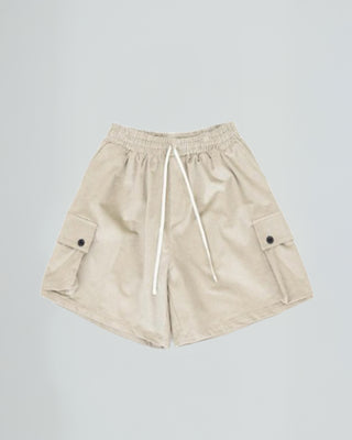 Short Cargo Velluto - Panna